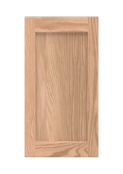 ONESTOCK 12W x 24H Unfinished Oak Kitchen Cabinet Door Replacement, Shaker Style