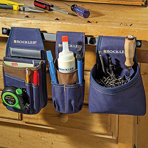Measuring Tool Pouch with Belt Clip for Woodworkers – Tool Organizer for Carpenters – Heavy-Duty Woodworking Tools and Accessories – Clip-On Utility ROCKLER