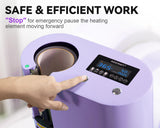 GO2CRAFT Auto Seamless Tumbler Heat Press Machine, Automatic Rotation Advanced Cup Heat Press with Fast & Even Heating, 4 Memory Modes for 11-30oz GO2CRAFT