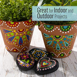 FolkArt Dots Set, 6 Piece Acrylic Paint Kit Featuring 6 Colors for DIY Indoor & Outdoor Multi-Surface Craft Projects, 49904 FolkArt