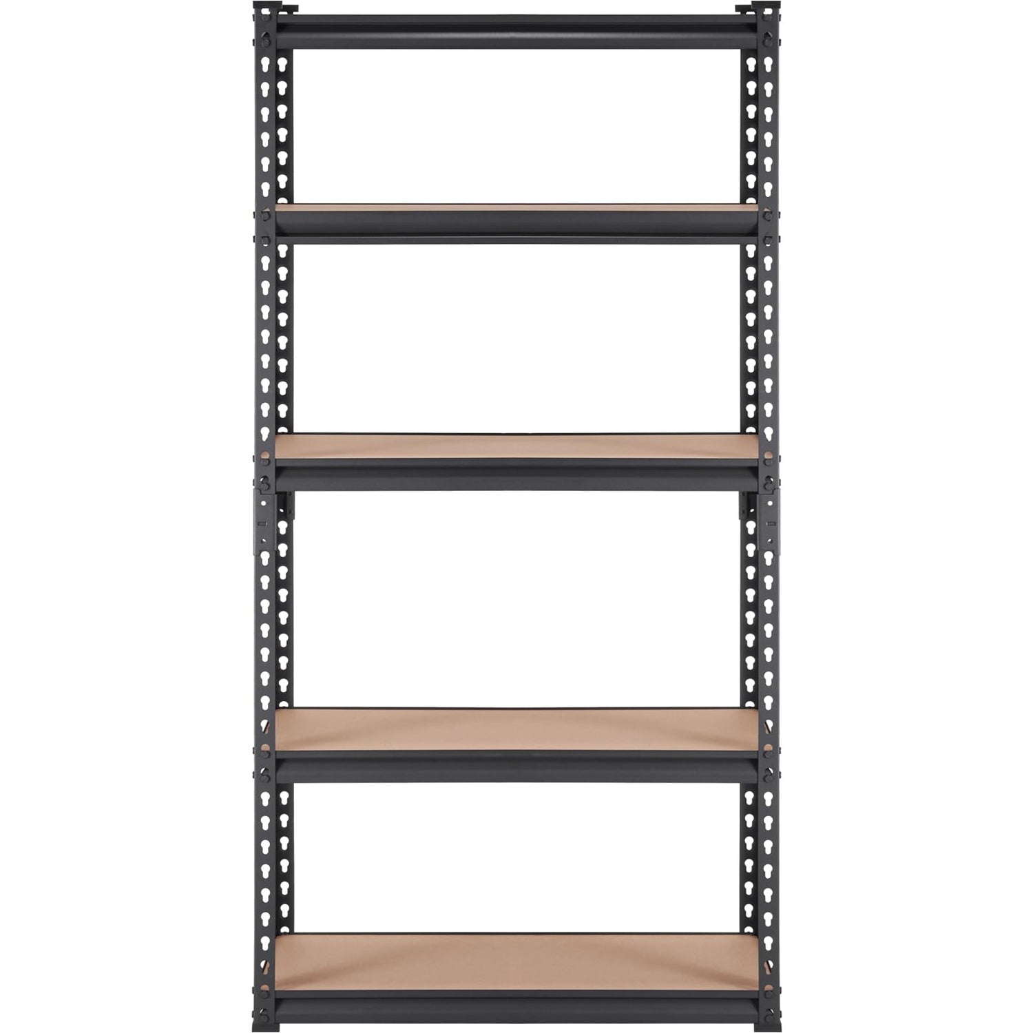VEVOR Storage Shelving Unit, 5-Tier Adjustable, 2000 lbs Capacity, Heavy Duty Garage Shelves Metal Organizer Utility Rack, Black, 30" L x 12" W x 60" VEVOR