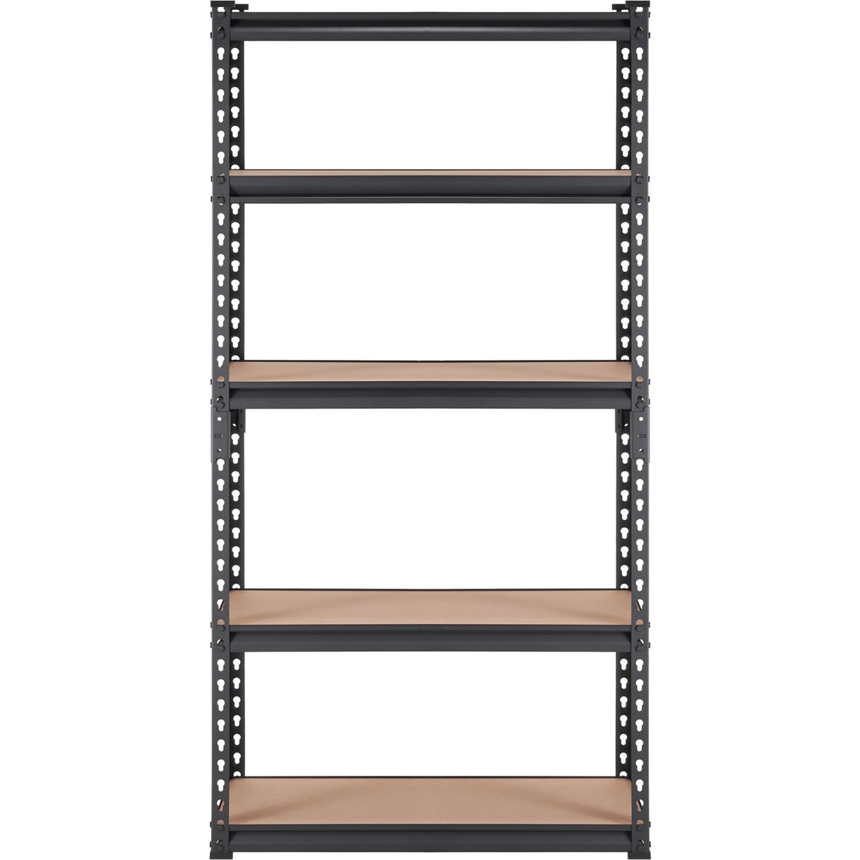 VEVOR Storage Shelving Unit, 5-Tier Adjustable, 2000 lbs Capacity, Heavy Duty Garage Shelves Metal Organizer Utility Rack, Black, 30" L x 12" W x 60" VEVOR
