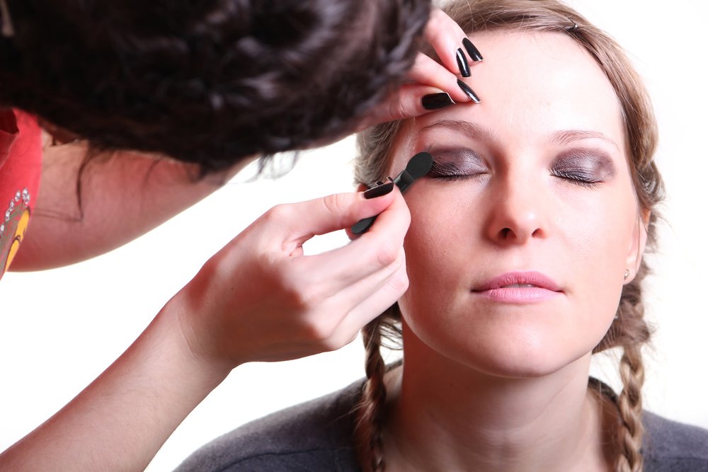 Deksias Disposable Dual Sided Eye Shadow Sponge Applicator Oval Tipped Eyeshadow Brushes Makeup Applicators (50PCS, black) Deksias