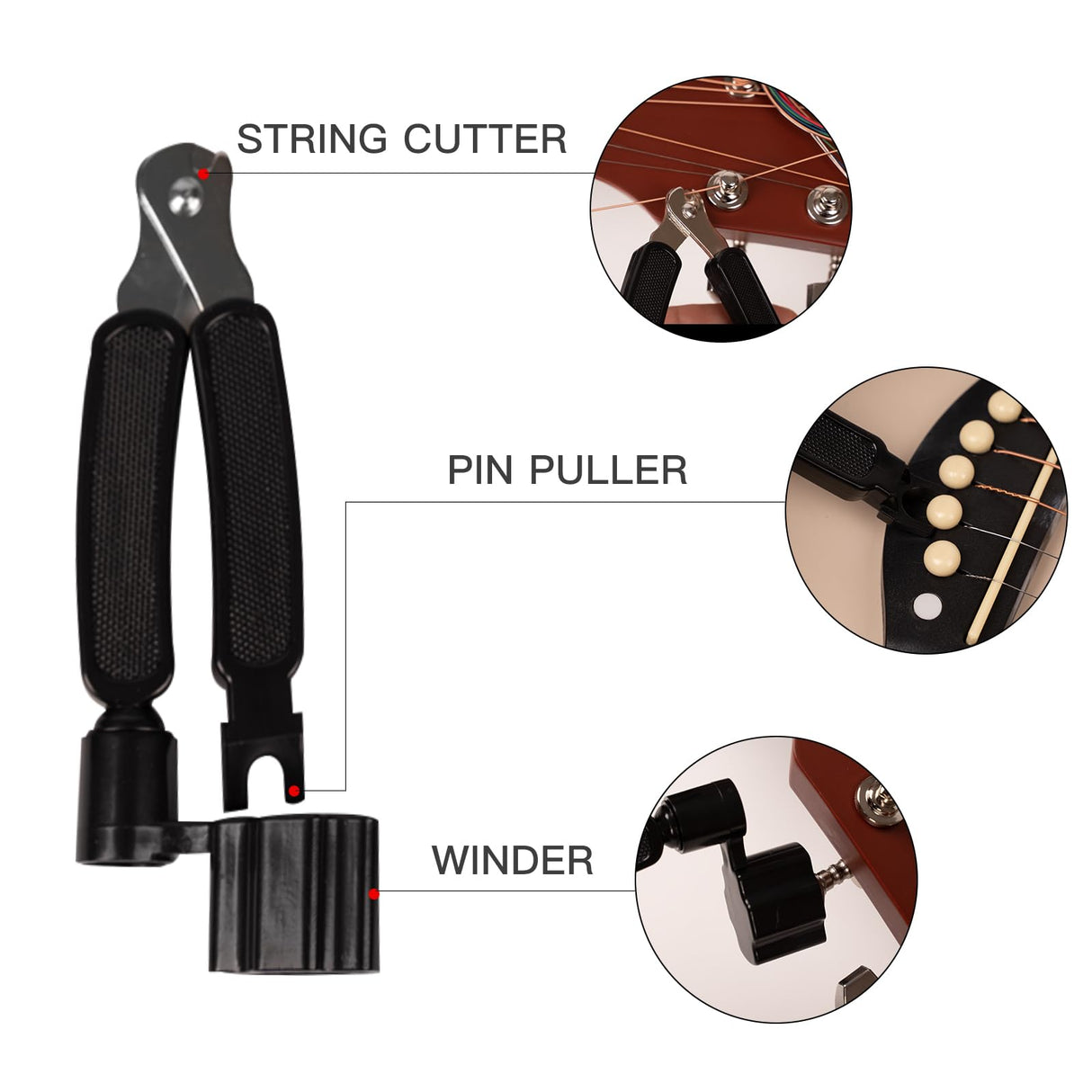 Moomuto 88PCS Acoustic Guitar Accessories Kit Include Acoustic Guitar Strings,Tuner,Capo,Thumb Finger Picks,3-in-1 Restring Tool,Bridge Pins,Guitar Moomuto