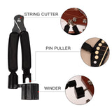 Moomuto 88PCS Acoustic Guitar Accessories Kit Include Acoustic Guitar Strings,Tuner,Capo,Thumb Finger Picks,3-in-1 Restring Tool,Bridge Pins,Guitar Moomuto