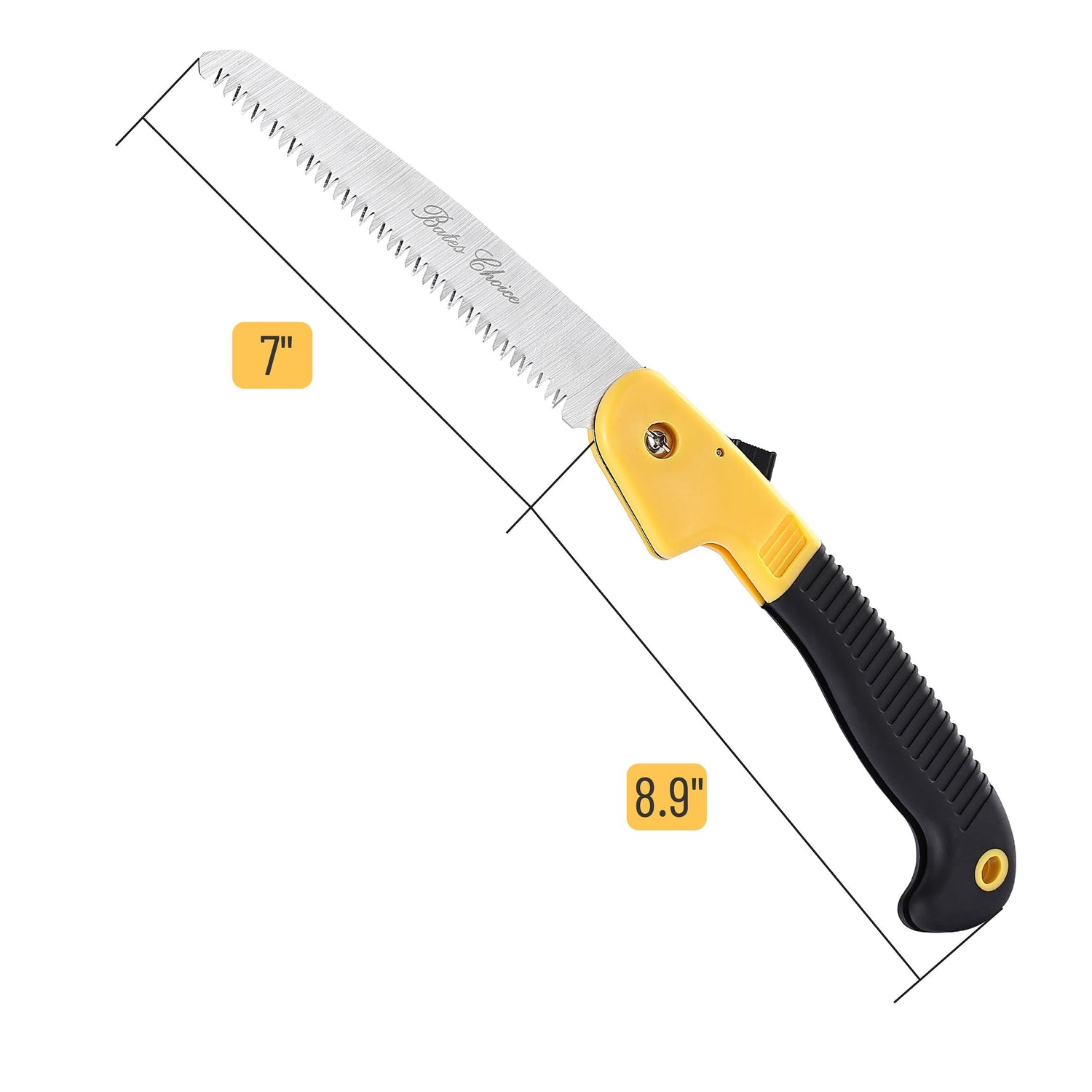 Bates- Folding Saw, 7-Inch, Hand Saw, Pruning Saw, Camping Saw, Hand Saws for Tree Trimming, Folding Hand Saw, Foldable Saw, Small Hand Saw, Folding Bates Choice