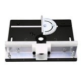 Router Lift Metal Router Lift System Kit, Router Lift System Full Installation Set,Aluminum Woodworking Insert Base Plate,Router Table Insert Plate JUOPZKENN