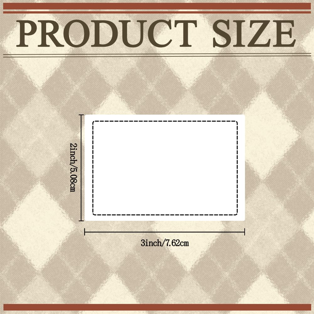 60PCS Blank Hat Patches Laserable Rectangle Rustic Leatherette Patch Adhesive Faux Leather Patches Blanks for Hats Fabric Custom Repair Sew Laser Bestlabel