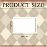 60PCS Blank Hat Patches Laserable Rectangle Rustic Leatherette Patch Adhesive Faux Leather Patches Blanks for Hats Fabric Custom Repair Sew Laser Bestlabel