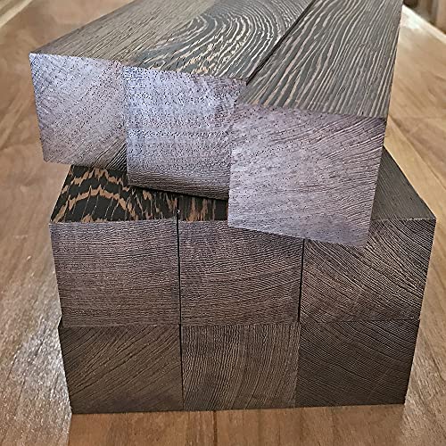 Wenge Wood Turning Blanks 6pcs - 2" x 2" x 18" Cherokee Wood Products