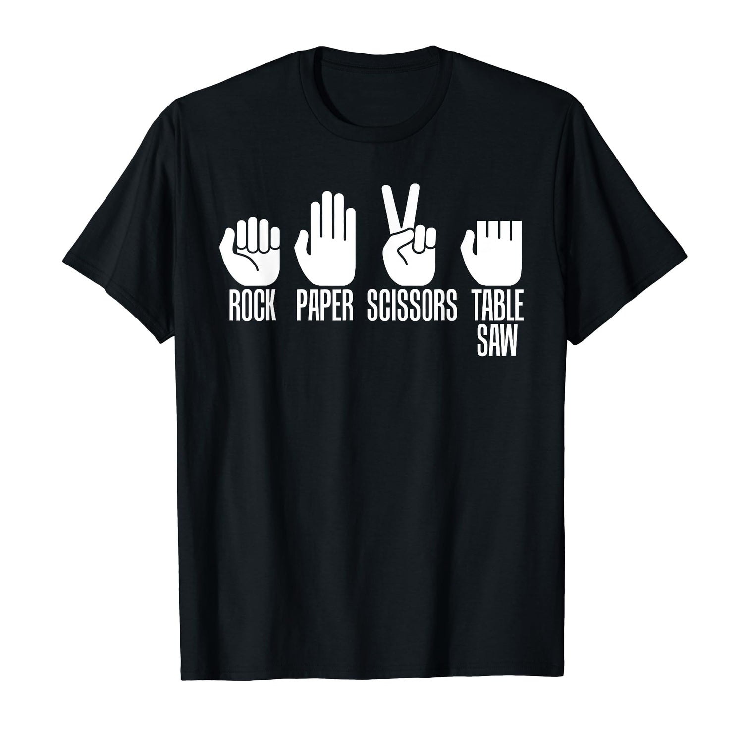 Carpenters Shirt Rock Paper Scissor Table Saw Fathers Day T-Shirt Carpenter Shirt for Men Funny Fathers Day Gift