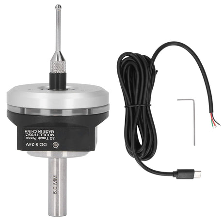 CNC 3D Edge Finder, Professional High Accuracy Universal 3D Sensor Probe, Waterproof Multifunctional 3D Edge Locator with Tungsten Steel Tip for X, Y Diydeg