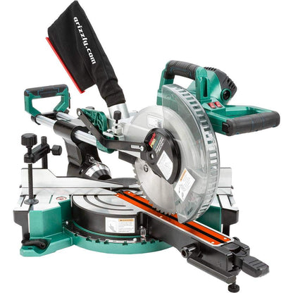 Grizzly PRO T31634-10" Double-Bevel Sliding Compound Miter Saw - WoodArtSupply