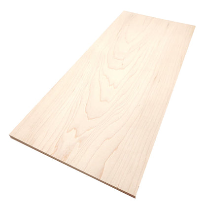 The Hardwood Edge Hard Maple Wood Planks - 2-Pack Hard Maple Wood for Unfinished Wood Crafts - 1/8’’ (3mm) 100% Pure Hardwood - Laser Engraving - WoodArtSupply