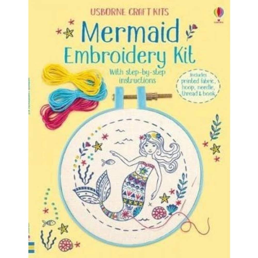 Embroidery Kit: Mermaid - WoodArtSupply