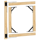 Mofeez Fence Gate Kit Iron Gate Hardware with Gate Latch for Wooden Fences, Shed Doors, Heavy Duty Anti Sag Gate Corner Brace Bracket MOFEEZ