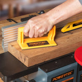 POWERTEC 71551 Safety Kit - Featherboard, Push Block and Push Stick, 3PK POWERTEC