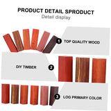 12 Pcs Pen Wood Stabilized Wood Pen Blank Pen Turning Blank Wooden Block Resin Molds Wood Turning Block Ebony Wood Fountain Pen Pens Solid Wood Block Veemoon