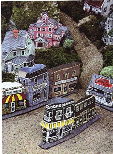 Painting Houses, Cottages and Towns on Rocks WoodArtSupply