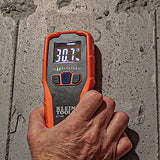 Klein Tools ET140 Pinless Moisture Meter for Non-Destructive Moisture Detection in Drywall, Wood, and Masonry; Detects up to 3/4-Inch Below Surface Klein Tools