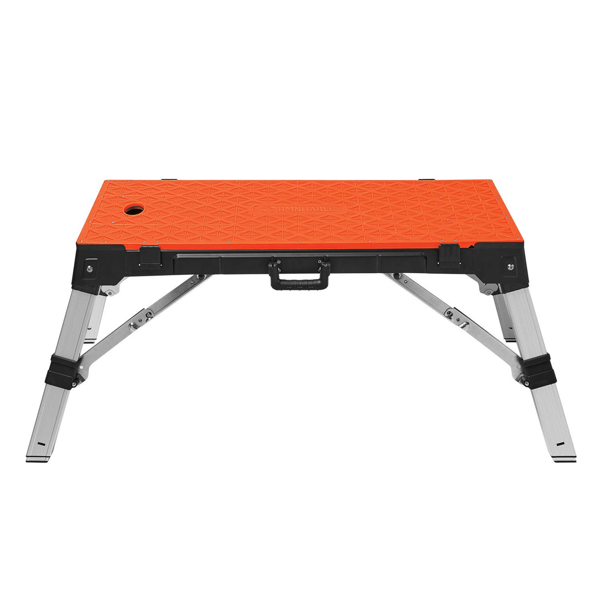 Disston 30146A OmniTable 4 in 1 Portable Workbench Work Table Dolly Scaffold and Creeper Adjustable Height with Folding Legs with Free Blu-MOL Jigsaw OmniTable