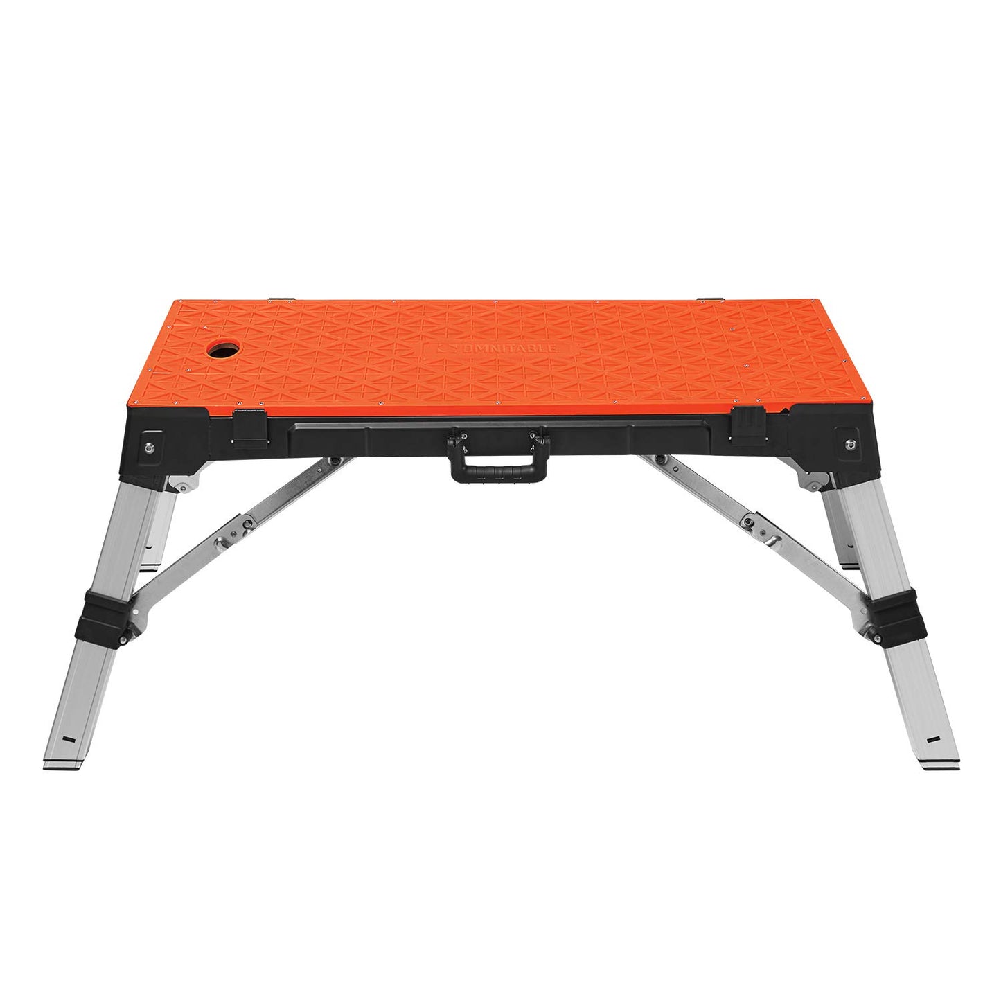 Disston 30146A OmniTable 4 in 1 Portable Workbench Work Table Dolly Scaffold and Creeper Adjustable Height with Folding Legs with Free Blu-MOL Jigsaw - WoodArtSupply