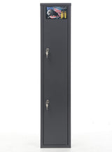 SK New Interiors Buffalo 1015 Gun Rifle Shotgun Metal Small Security Cabinet Safe Storage with Separate Pistol/Ammo Area SK New Interiors