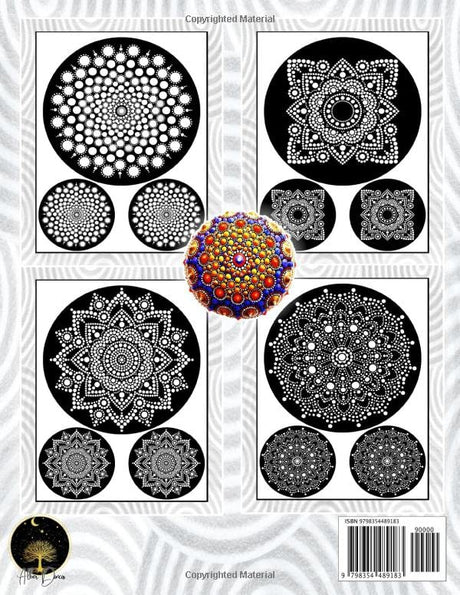 Mandala Rocks | Practice Dot Patterns for Painting and Decorating: 150 Designs to Spark Your Creativity in The Art of Stone Painting | Coloring Book WoodArtSupply