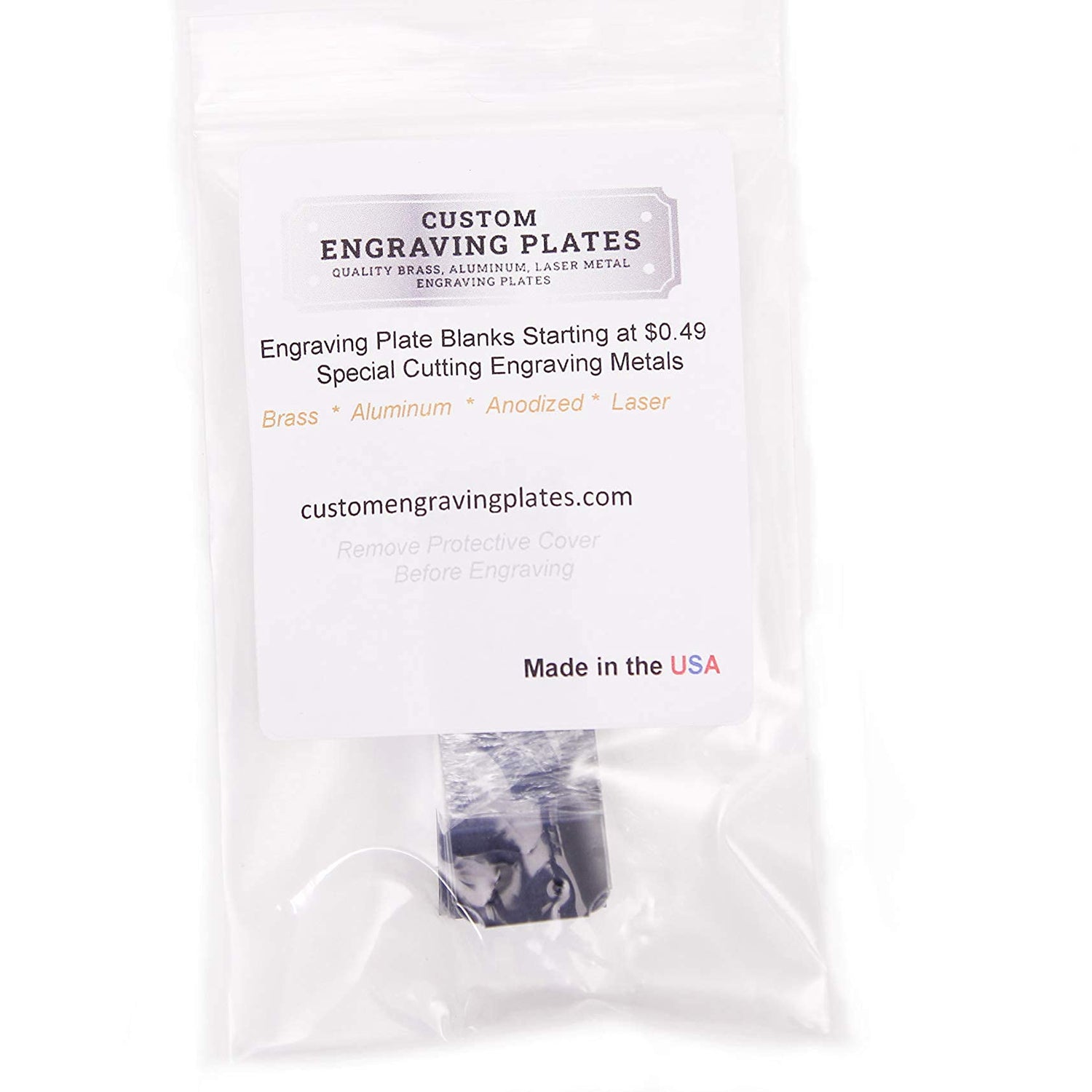 Laser Engraving Blanks CO2 Engravable Black Over Brass Plated Steel 15 Pieces Assorted Custom Engraving Plates