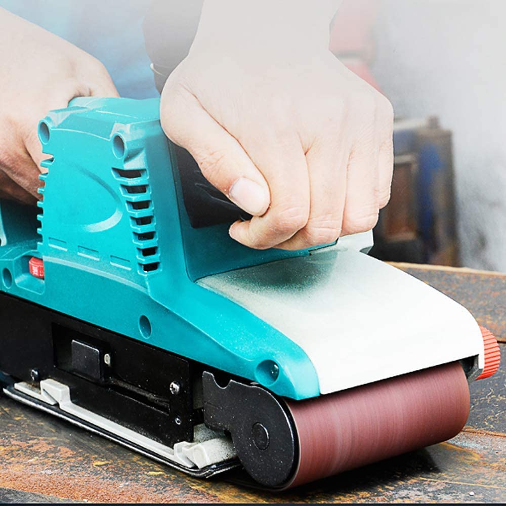 Coceca 3x18 Inch Sanding Belts, 21 Packs Belt Sander Paper Aluminum Oxide Sandpaper (Assorted 3 Each of 40 60 80 120 180 240 320 Grit) for Sander Coceca