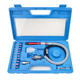 Gunpla 17pcs Micro Air Die Grinder Kit Pneumatic Pencil Die Grinder 1/8 and 3/32 Inch Collet Capacity High Speed Grinding Lightweight Compact Tool Gunpla