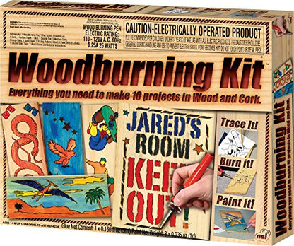 NSI Wood Burning Kit, Multi, Model:7733
