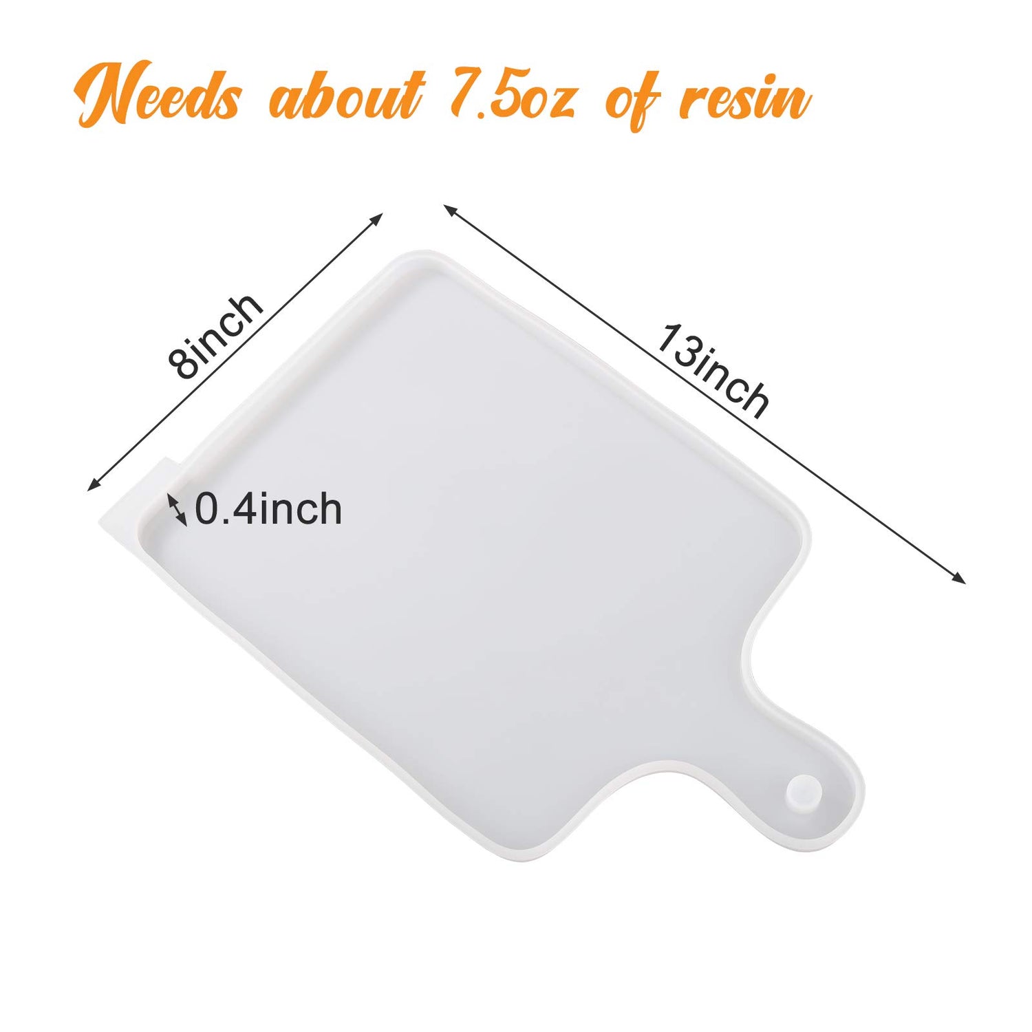 LET'S RESIN Silicone Resin Tray Molds, Epoxy Resin Molds for Rectangle Cutting Board, Large Silicone Molds for Resin Serving Tray, Resin Casting, LET'S RESIN