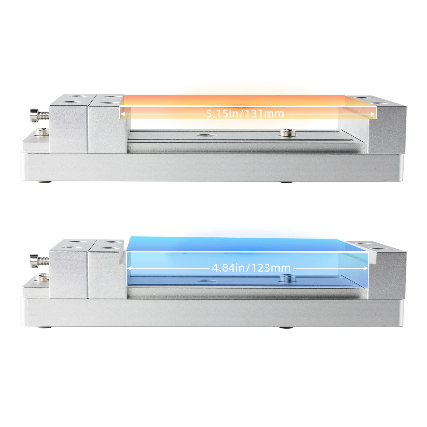 Mini Low Profile Bench Vise Workholding Clamp Work Table for FoxAlien 3018, Masuter, Masuter Pro, 4040-XE, XE-PRO, WM-3020 CNC Router Machine FoxAlien