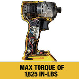 DEWALT 20V MAX* XR Impact Driver, 3-Speed, 1/4-Inch (DCF887P1) DEWALT
