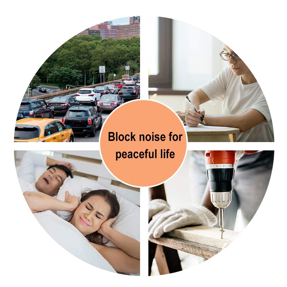 Quality Foam Earplugs 200 Pair - 32dB Noise Cancelling Soft High Decibel Ear Plugs for Noise Reduction Ear Protection Concerts Loud Music Shooting Quality Plugs by Rips