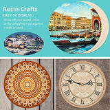 24 Inch Round Wood Circles Unfinished Round Wood Cutouts for Crafts, Door Hanger Painting and Wood Burning (2 Pieces) Jetec