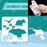20 Pieces Stencil Template for Painting Reusable Animal Plant Spring Summer Winter DIY Christmas Stencils for Painting on Wood Wall Home Decor Outus