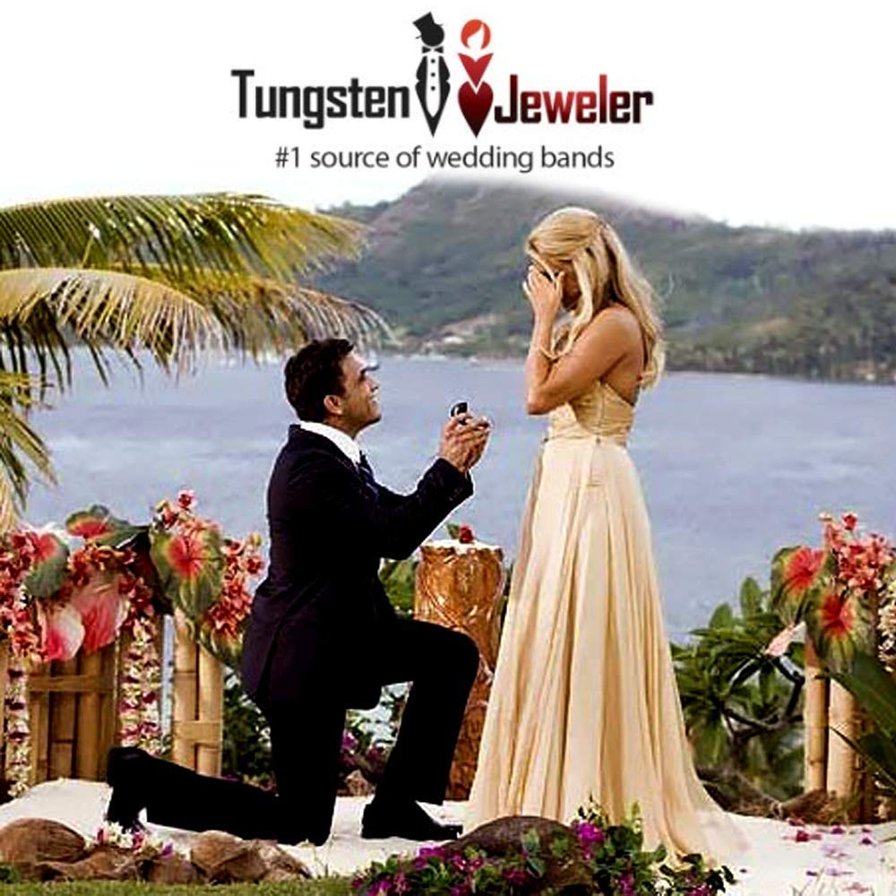 Free Personalized laser engraving Ring for Men and Ring for Women His & Her's 8MM/6MM Tungsten Carbide Celtic Knot Dragon Design Carbon Fiber Inlay Tungsten Jeweler