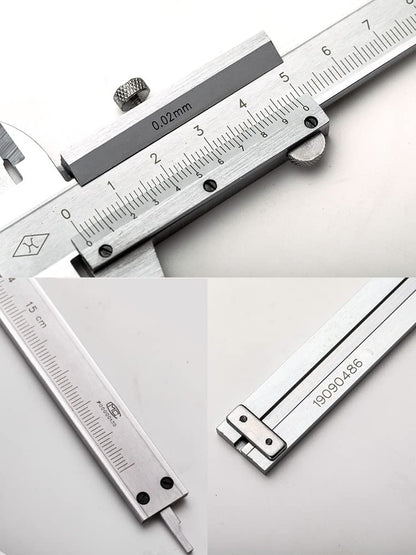 Simhevn Vernier Caliper, 0-6inch/0-150mm Manual Micrometer Caliper, Stainless Steel Non Digital Caliper,0.02mm/0.001" High Precision Caliper, Durable - WoodArtSupply