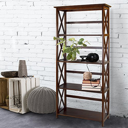 Casual Home Shelf Bookcase - WoodArtSupply