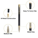 Mr. Pen- Luxury Pen, Black Barrel, Black Ink, Fancy Pen, Fancy Pens for Men, Nice Pens for Men, Pen Gift, Writing Pens, Metal Pen, Fancy Pens for Mr. Pen