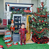 KidKraft Modern Outdoor Wooden Playhouse with Picnic Table, Mailbox and Outdoor Grill ,Gift for Ages 3+ KidKraft