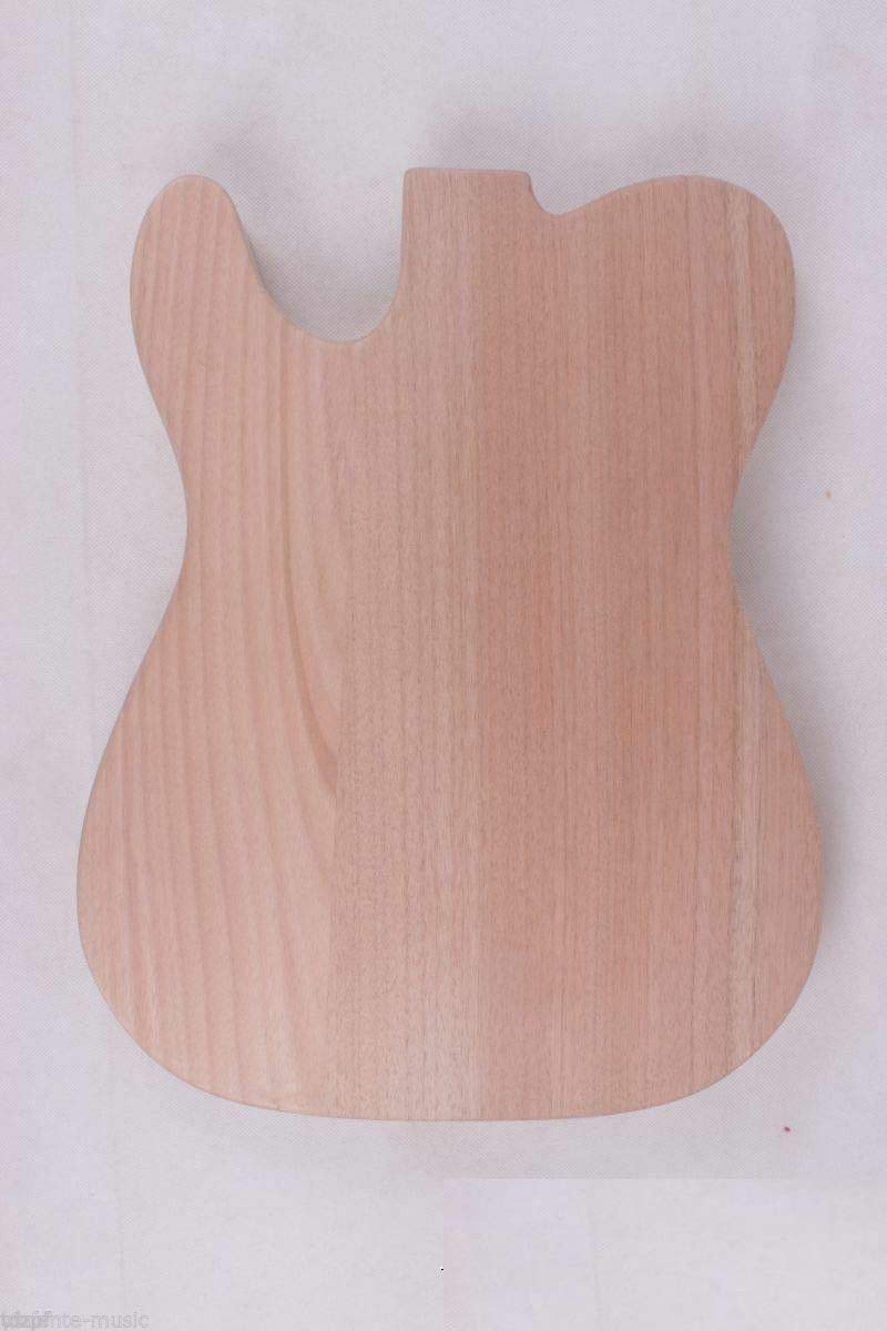 Unfinished Guitar Body Replacement Mahogany Maple wood For Tele Style Electric guitar - WoodArtSupply