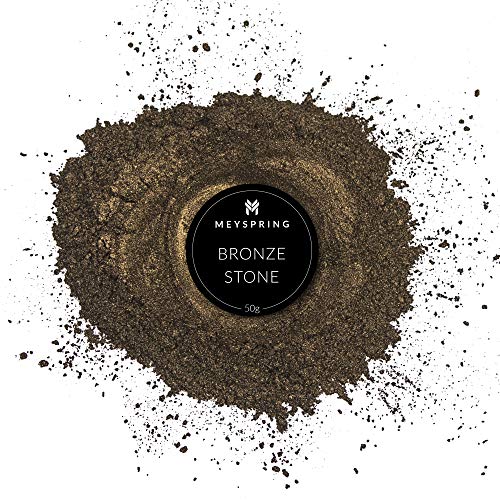 MEYSPRING Bronze Stone Epoxy Resin Color Pigment - 50g - Mica Powder for Epoxy - WoodArtSupply