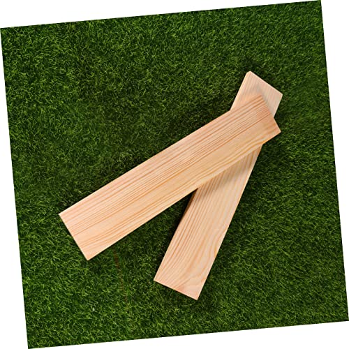 VILLFUL 10pcs Carving Blocks Unfinished Wood Signs Decorative Labels Wood Planks for Unfinished Wood Boards Wood Block Wooden Blocks Crafts Wooden VILLFUL