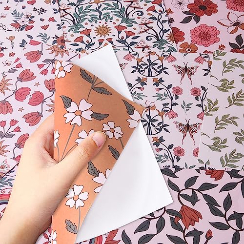 6x6” 160gsm cardstock Single Sided Scrapbooking 24 Paper Pad vintage decoupage scrapbook kit patterned paper junk journal supplies journaling supply Mifuner