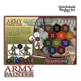 The Army Painter Miniature Paint Set with 11 Nontoxic Quickshade Washes in Dropper Bottles, Rich Pigment Fluid Acrylic Army Painter Speed Paint The Army Painter