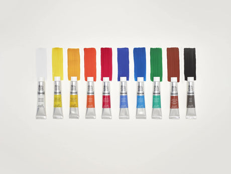Winsor & Newton Designers Gouache Paint Set, 10 Count(Pack of 1), 10 Colors Winsor & Newton