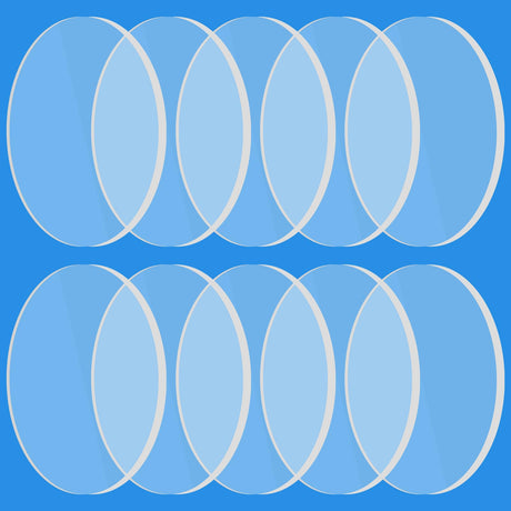 Copkim 10 Pcs 14mm Replacement Laser Lens Laser Protective Lens Lower Protective Lenses for Laser Cleaning Machine Compatible with D1 Pro, M1, P20 Copkim